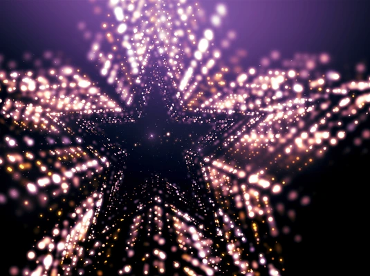 Gold Star Awards Luxury Background