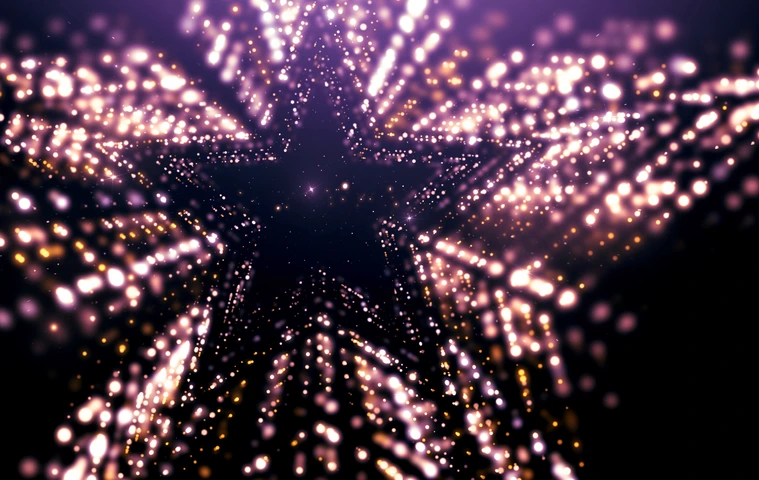 Gold Star Awards Luxury Background