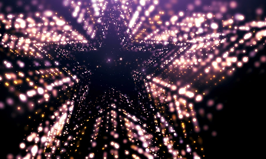 Gold Star Awards Luxury Background