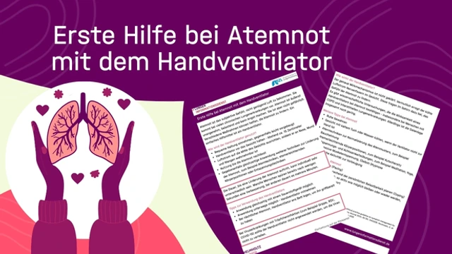 Vorschaubild Factsheet Erste Hilfe bei Atemnot mit dem Handventilator