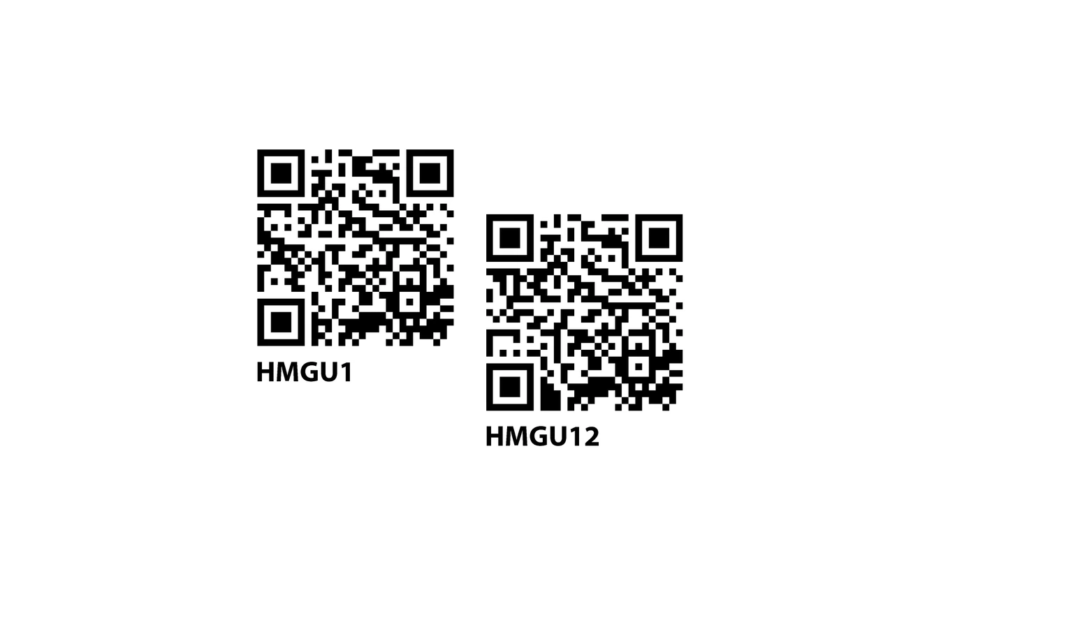 HMGU1 and 12 barcodes