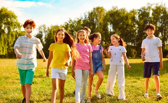 Children outdoors