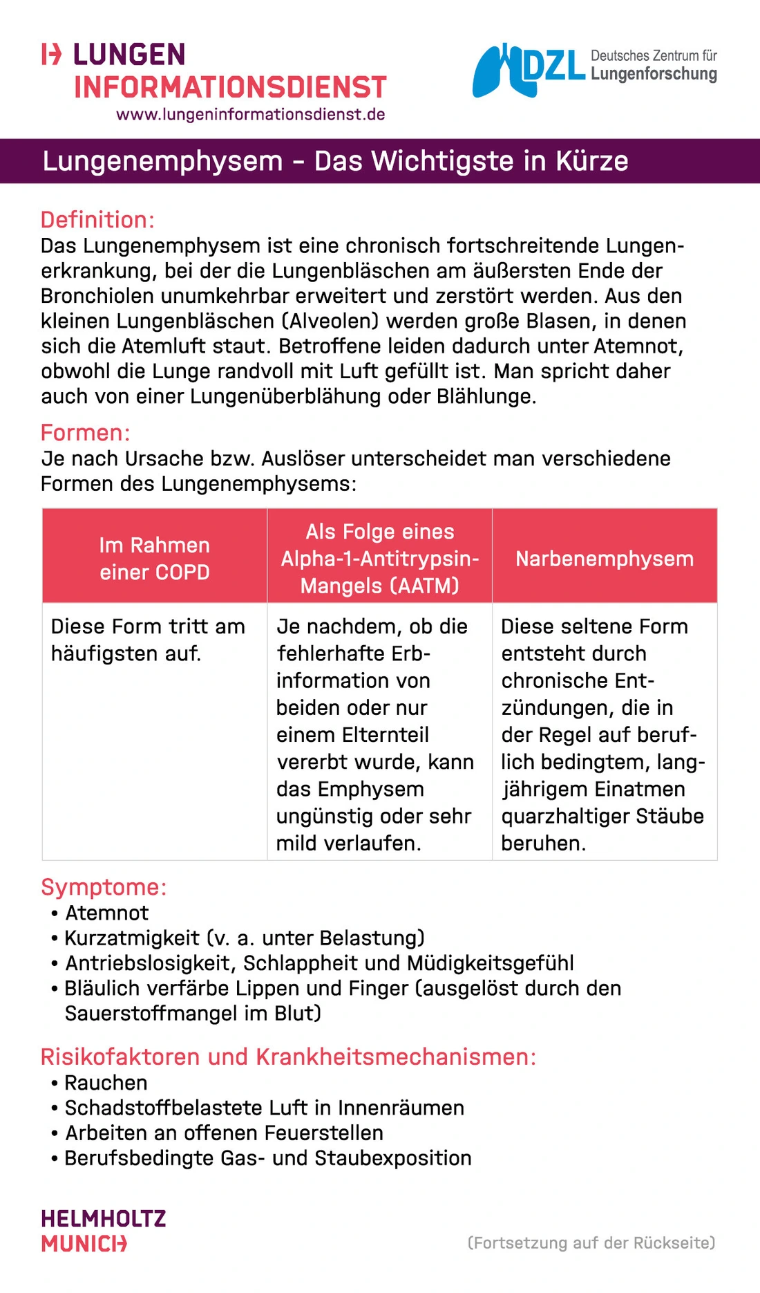 Lungenemphysem Vorschaubild
