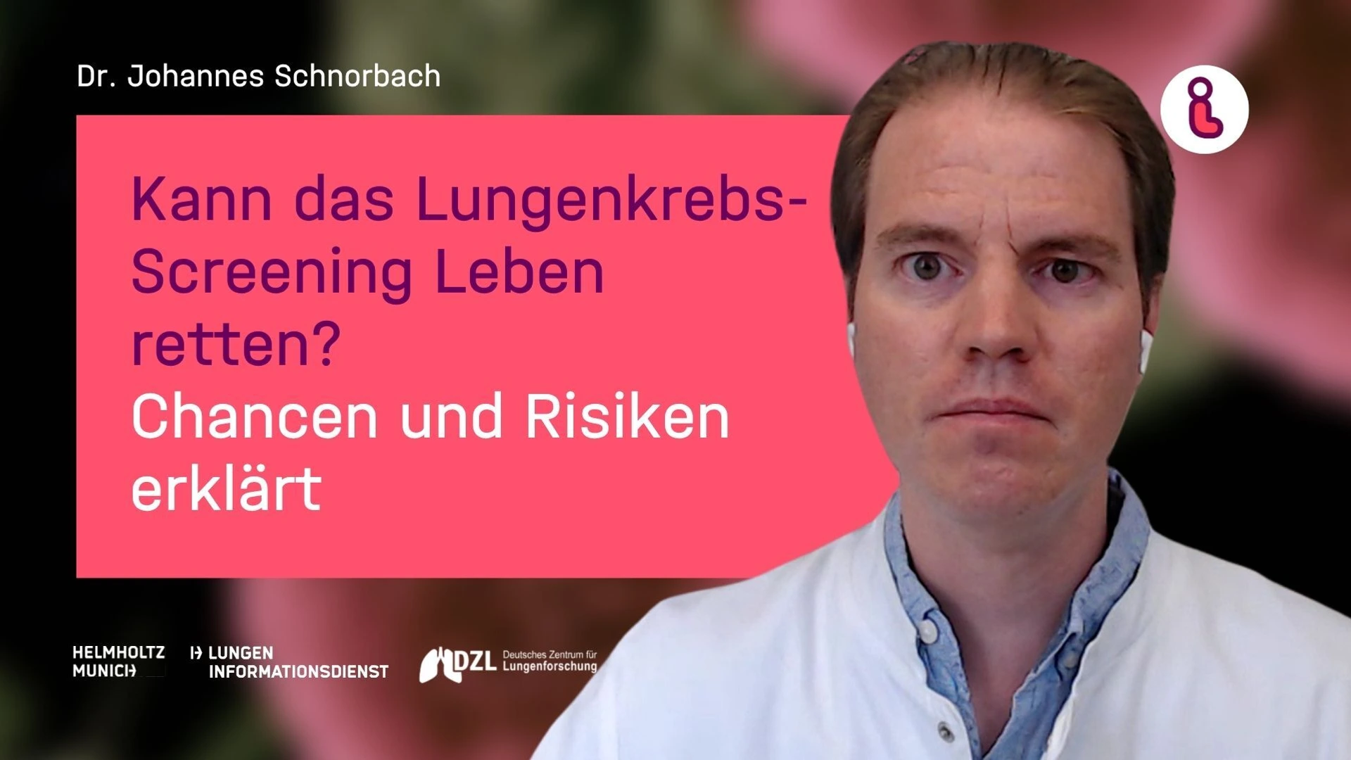 Vorschaubild zum Video "Kann das Lungenkrebs-Screening Leben retten?" mit Dr. Johannes Schnorbach