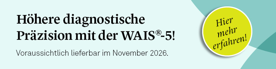 Hinweis auf WAIS-5