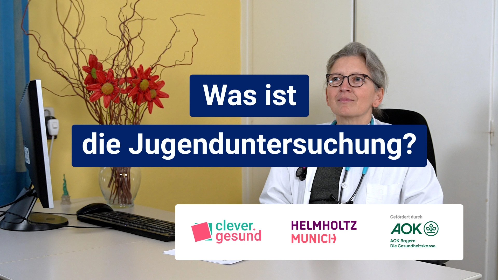 Screenshot zum Video über Jugenduntersuchung