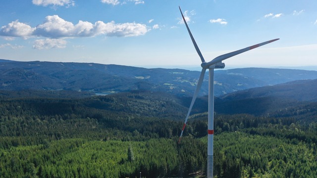 picture of the Seinberger Alps windfarm
