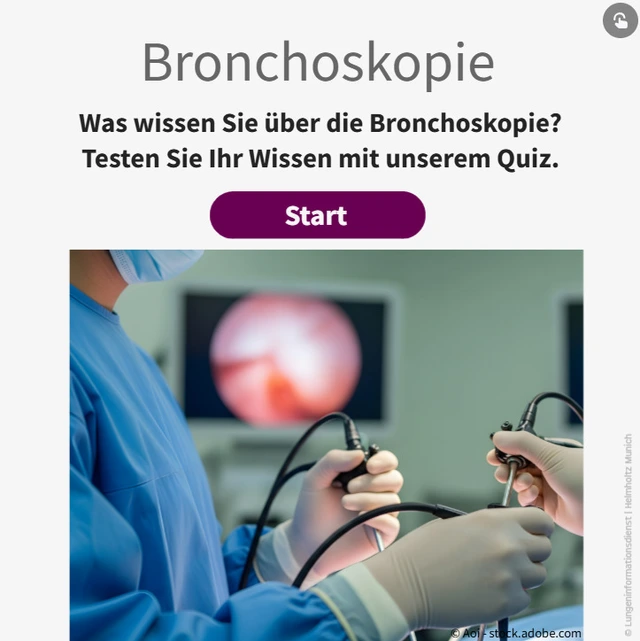 Vorschaubild zum Quiz "Bronchoskopie"