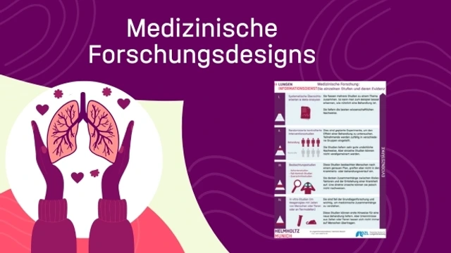Vorschaubild Factsheet Medizinische Forschungsdesigns