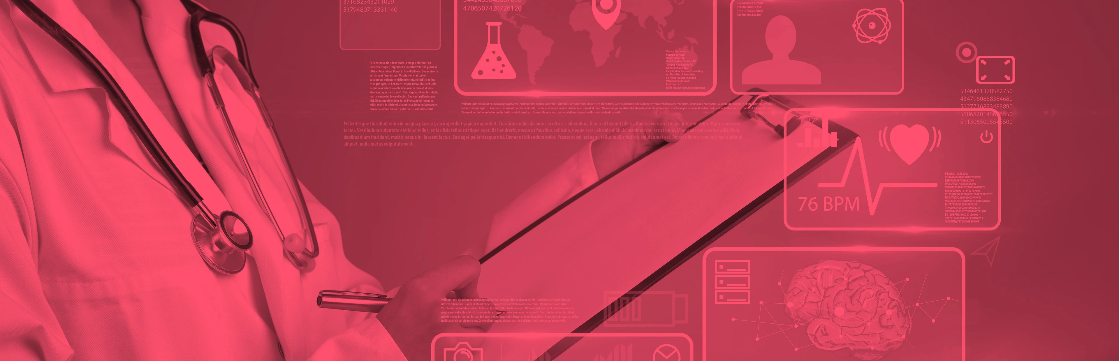 Female doctor with notepad