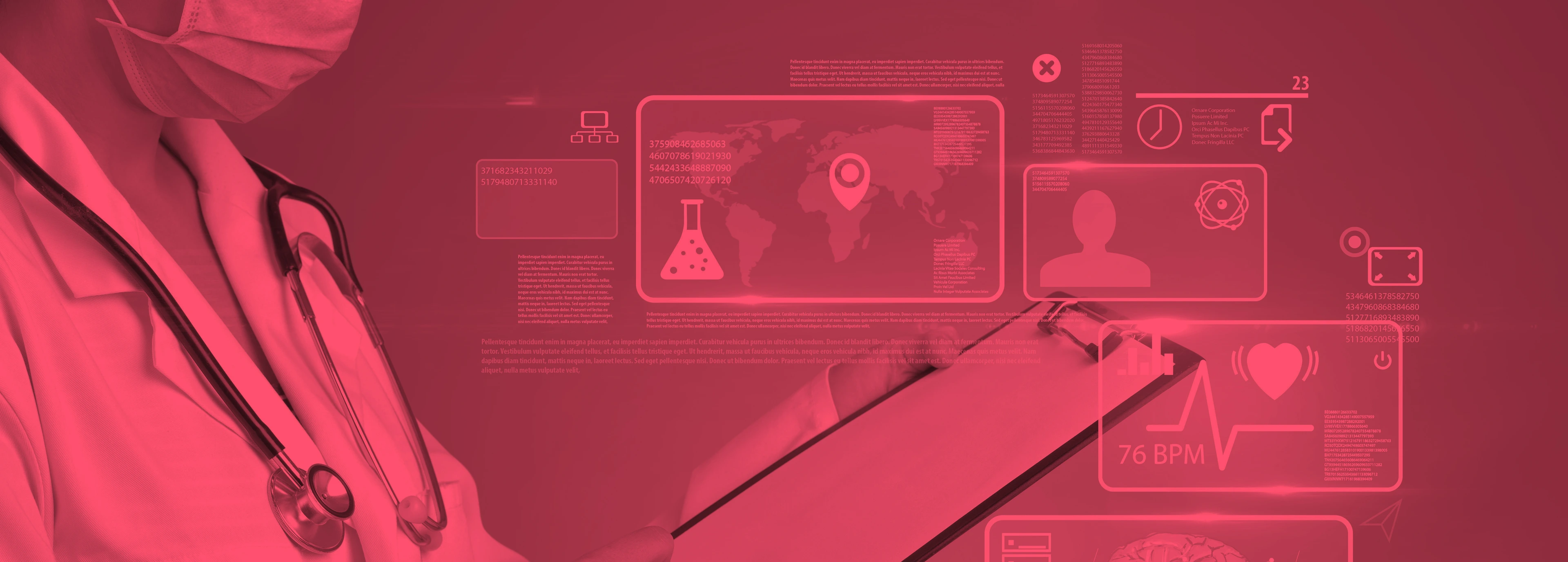 Female doctor with notepad