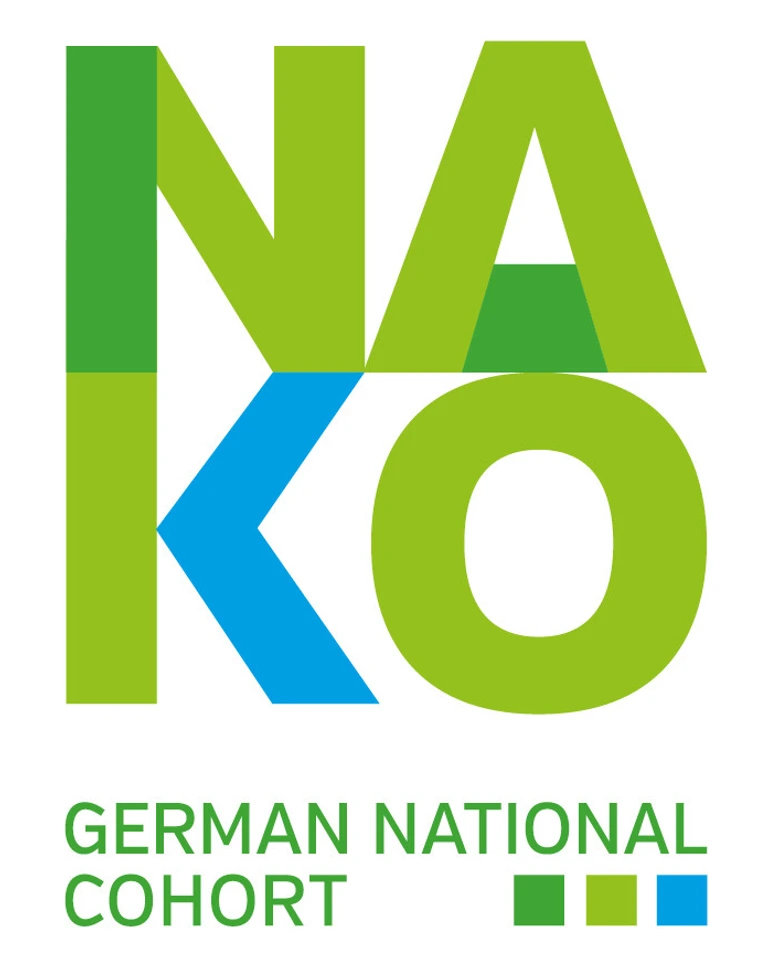 Logo NAKO Gesundheitsstudie - Logo ENG