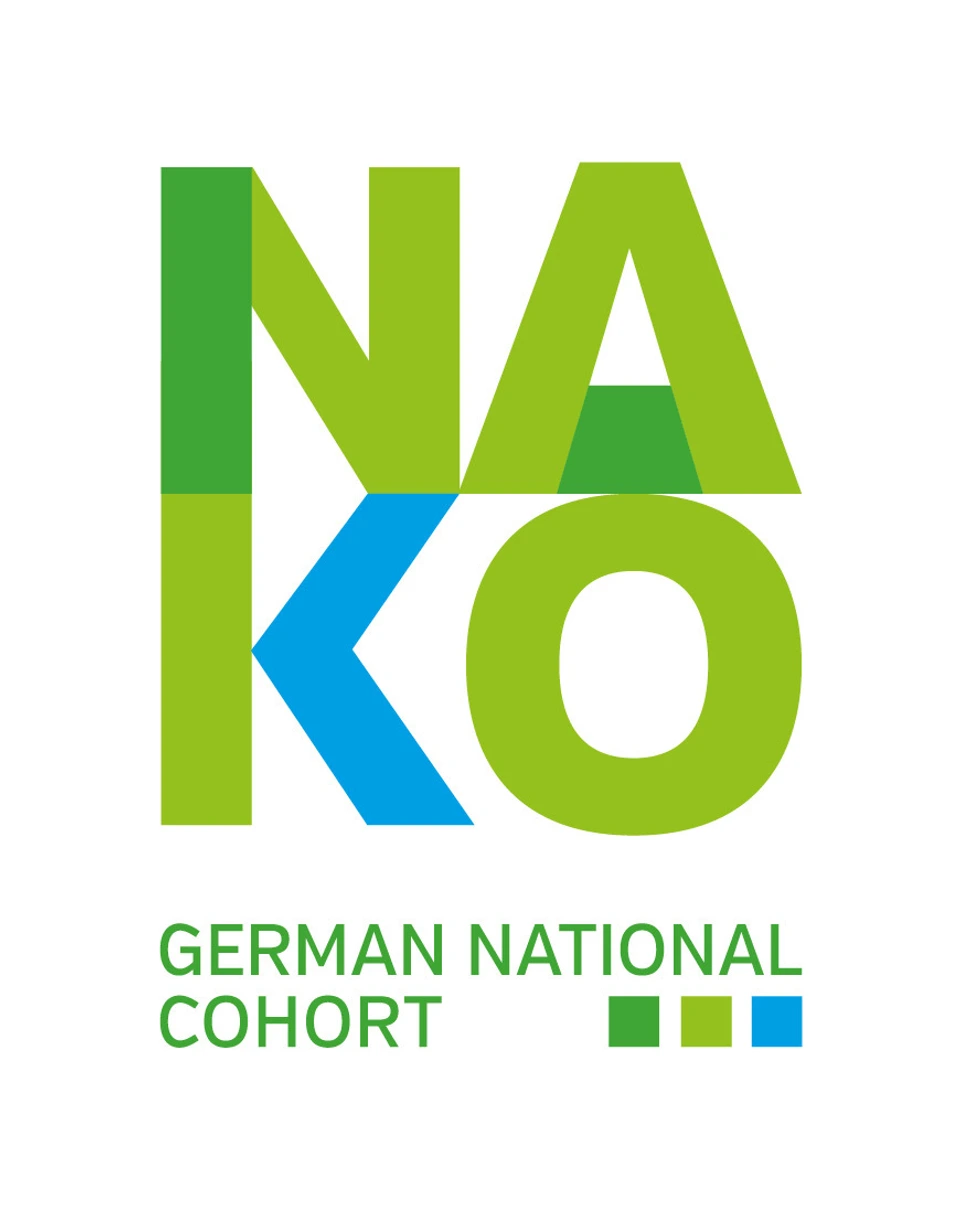 Logo NAKO Gesundheitsstudie - Logo ENG