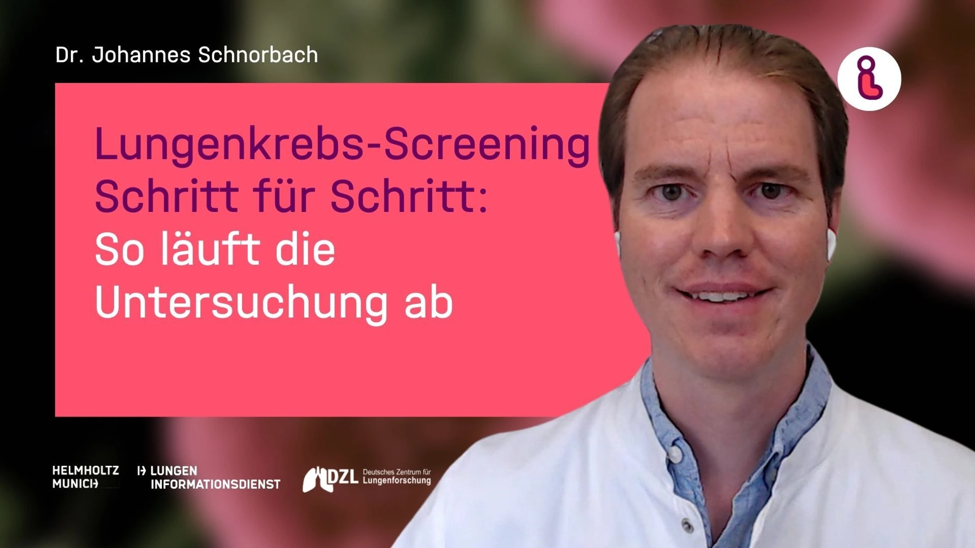 Vorschaubild zum Video "Lungenkrebs-Screening Schritt für Schritt: So läuft die Untersuchung ab" mit Dr. Johannes Schnorbach