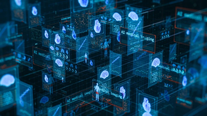 Fictional interface for AI driven healthcare