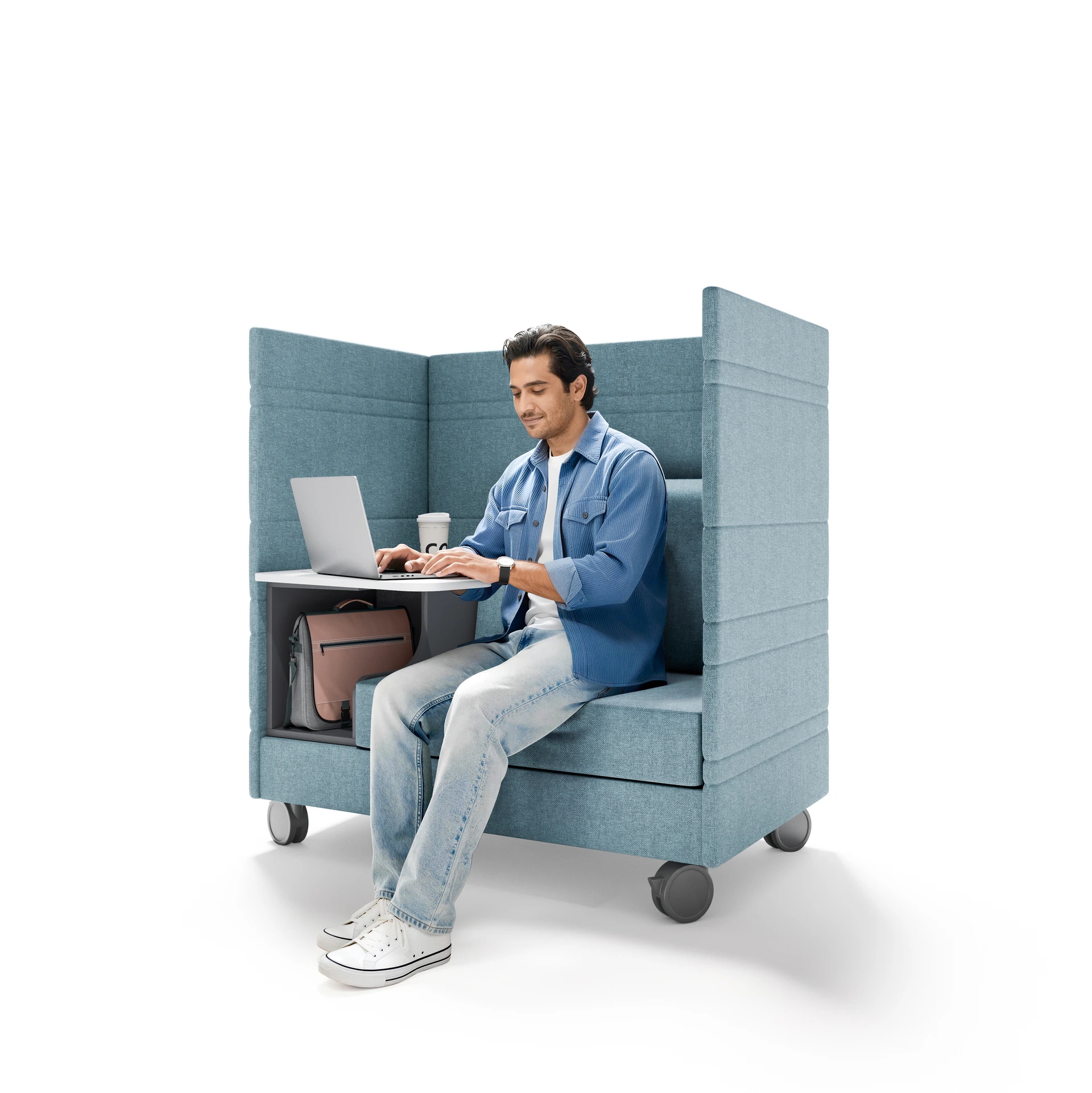 Melounge, Worklounge, blau, People, Tisch, Sofa,Melounge, Worklounge, blau, People, Tisch, Sofa,