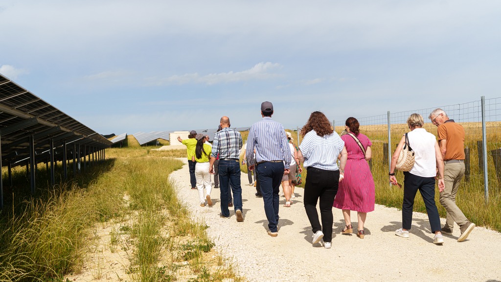 Inauguration du parc solaire d'Amance