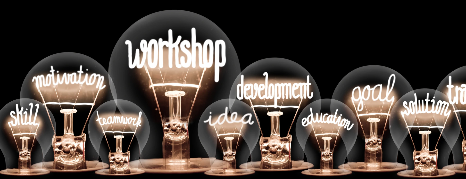 Light Bulbs with Workshop Concept