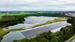 Floating PV project Hattermerbroek drone view
