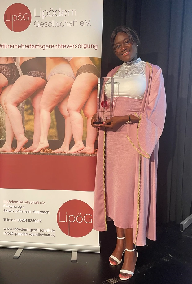 Pamela Nono Nankam receives Science Award of the Lipedema Society
