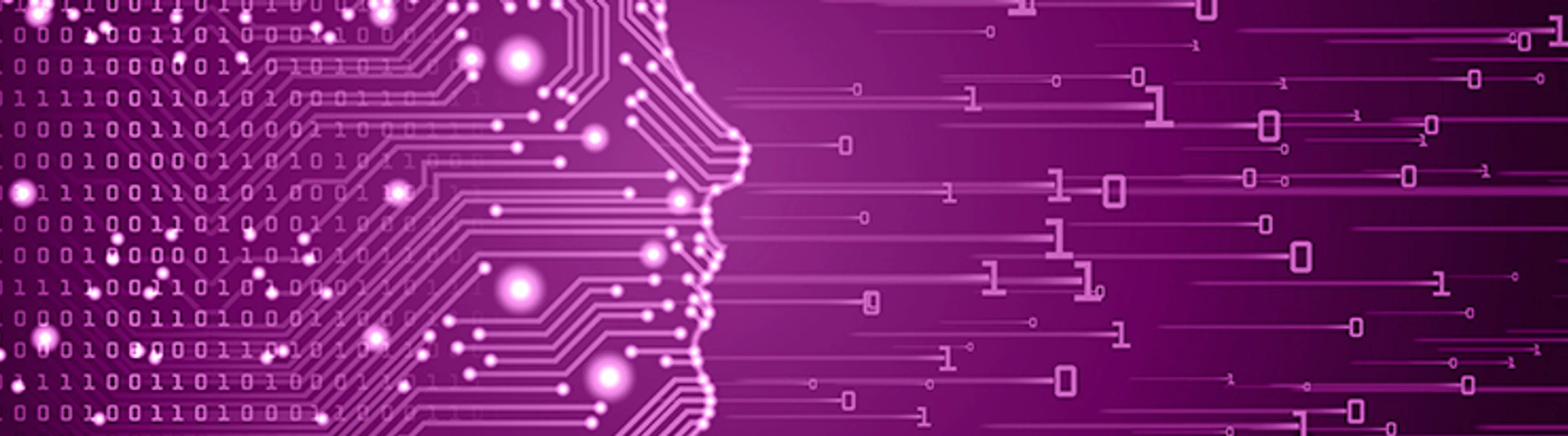 Big data and artificial intelligence concept.