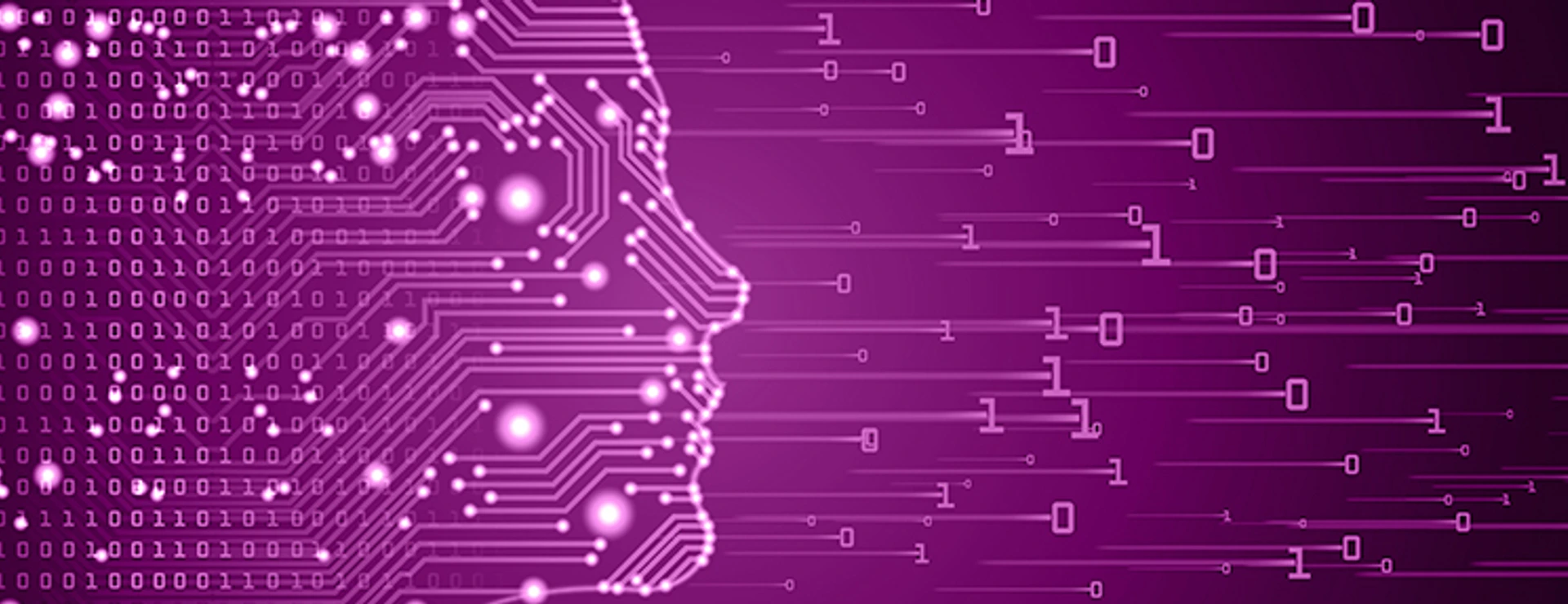 Big data and artificial intelligence concept.