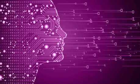 Big data and artificial intelligence concept.