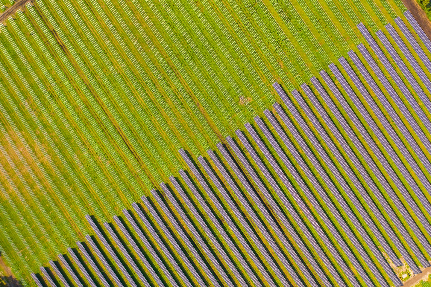 Ground-mounted solar farms