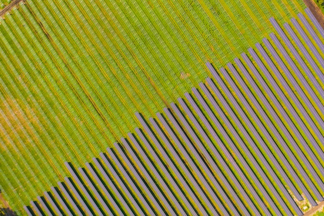 Ground-mounted solar farms