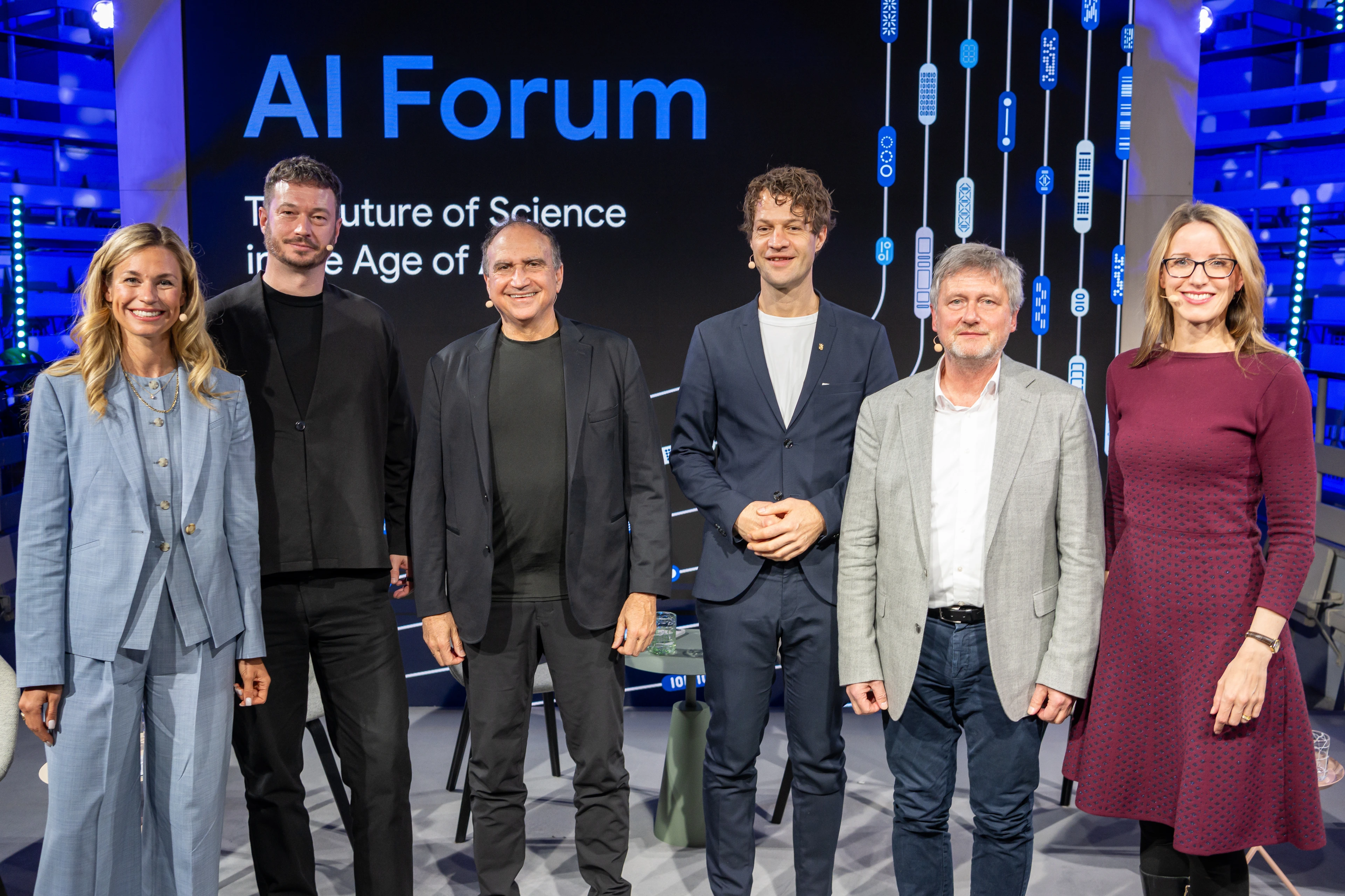 Prof. Fabian Theis attends the opening of the Google AI Center in Berlin.