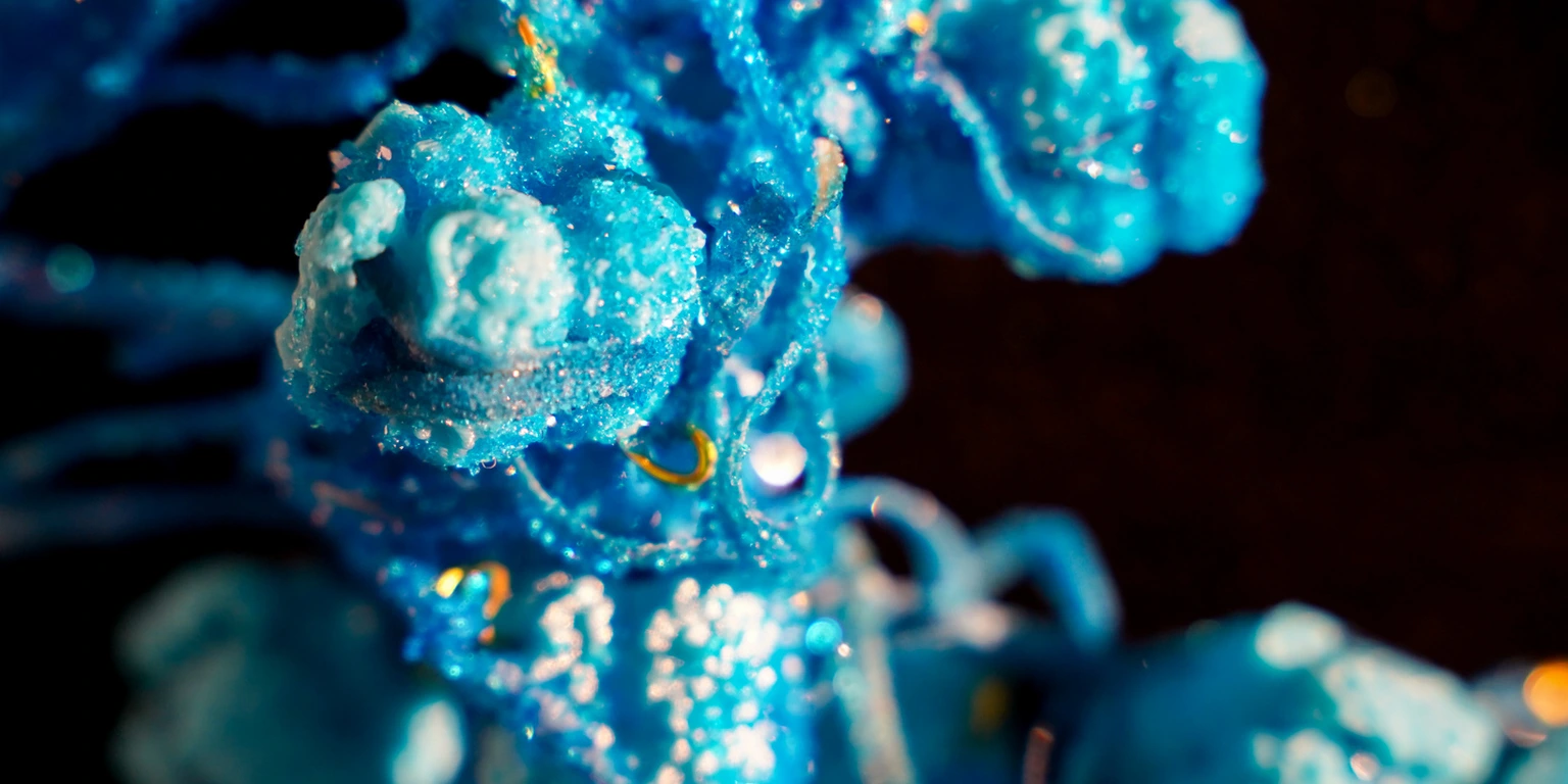 Artist in Residence Programme_Cellular Reprogramming Necklace by Anna Dumitriu photo credit Audrey Rose Mizzi large_QUER