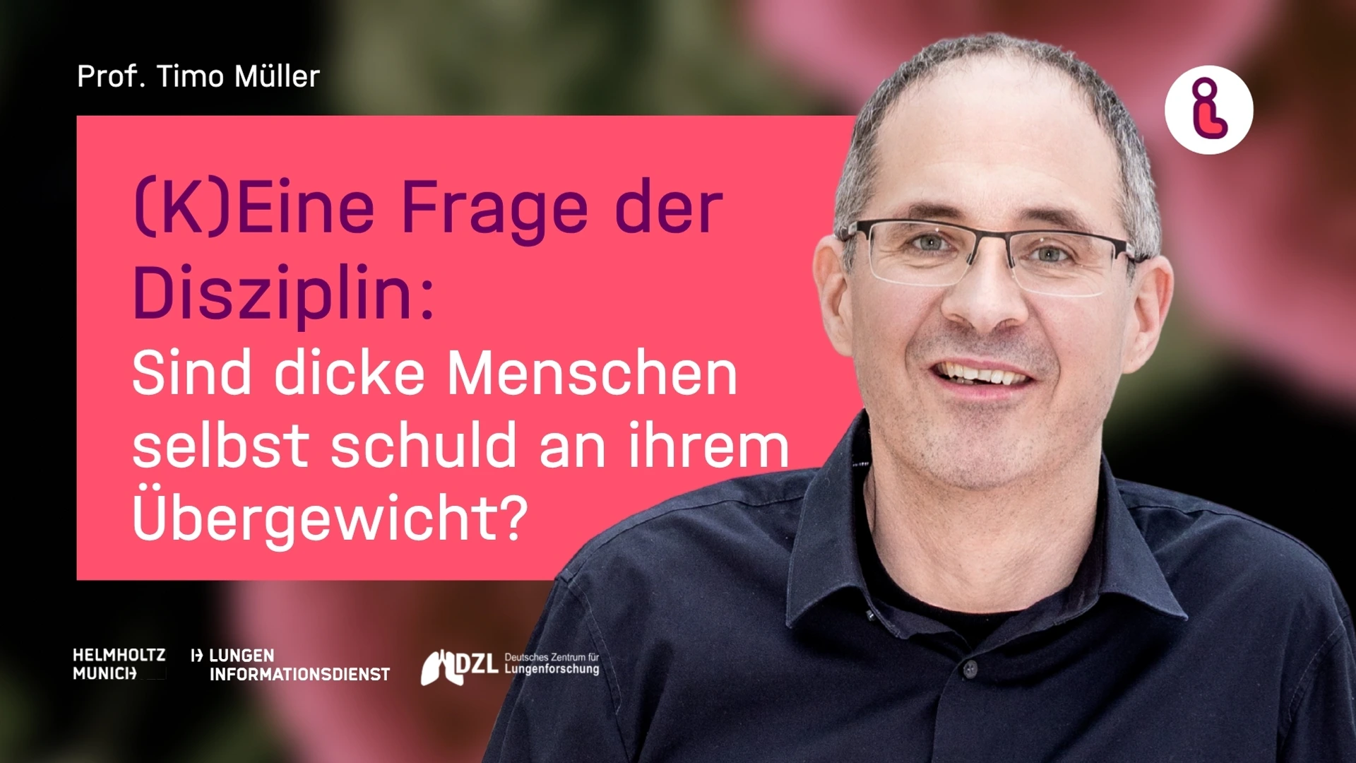Vorschaubild zum Video "(K)Eine Frage der Disziplin: Sind dicke Menschen selbst schuld an ihrem Übergewicht?" mit Prof. Timo Müller
