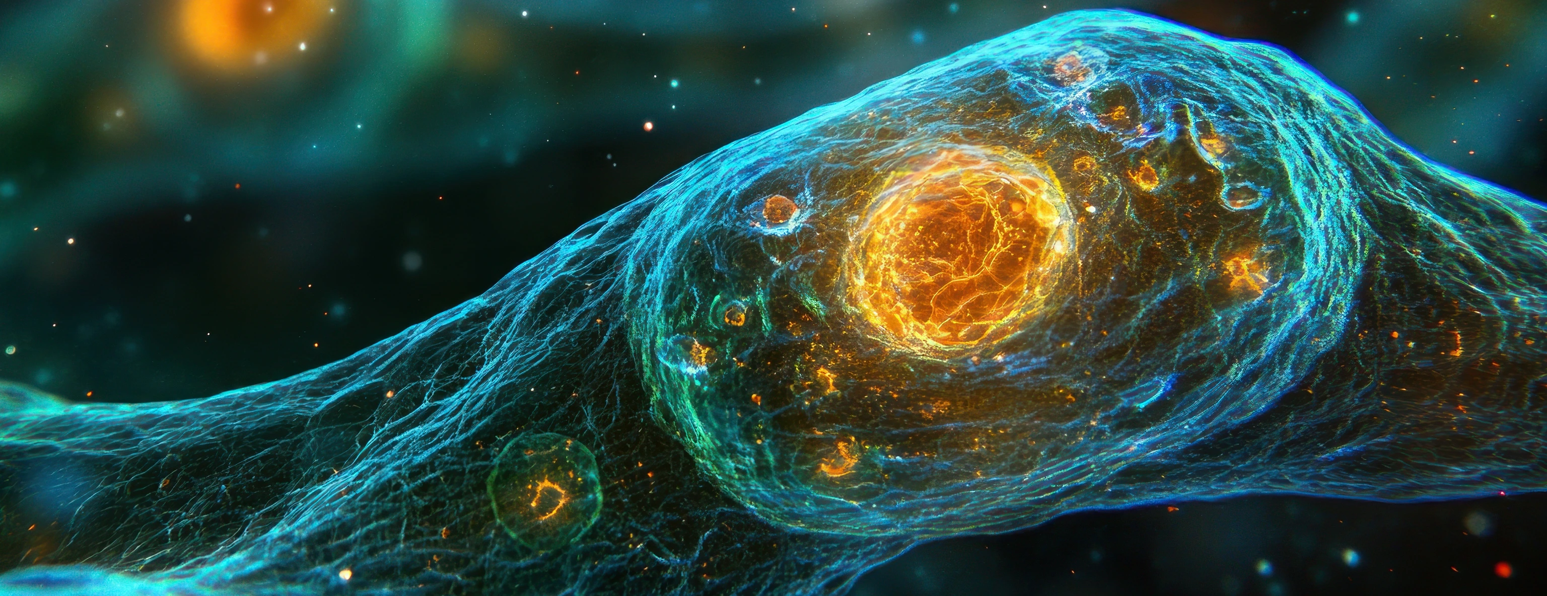 Distribution of proteins in cells