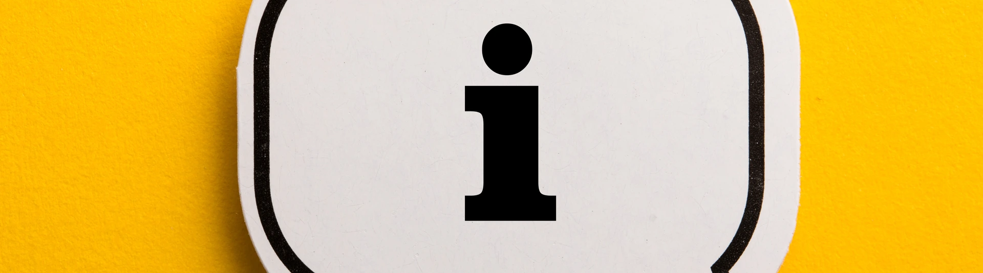 I in Sprechblase 