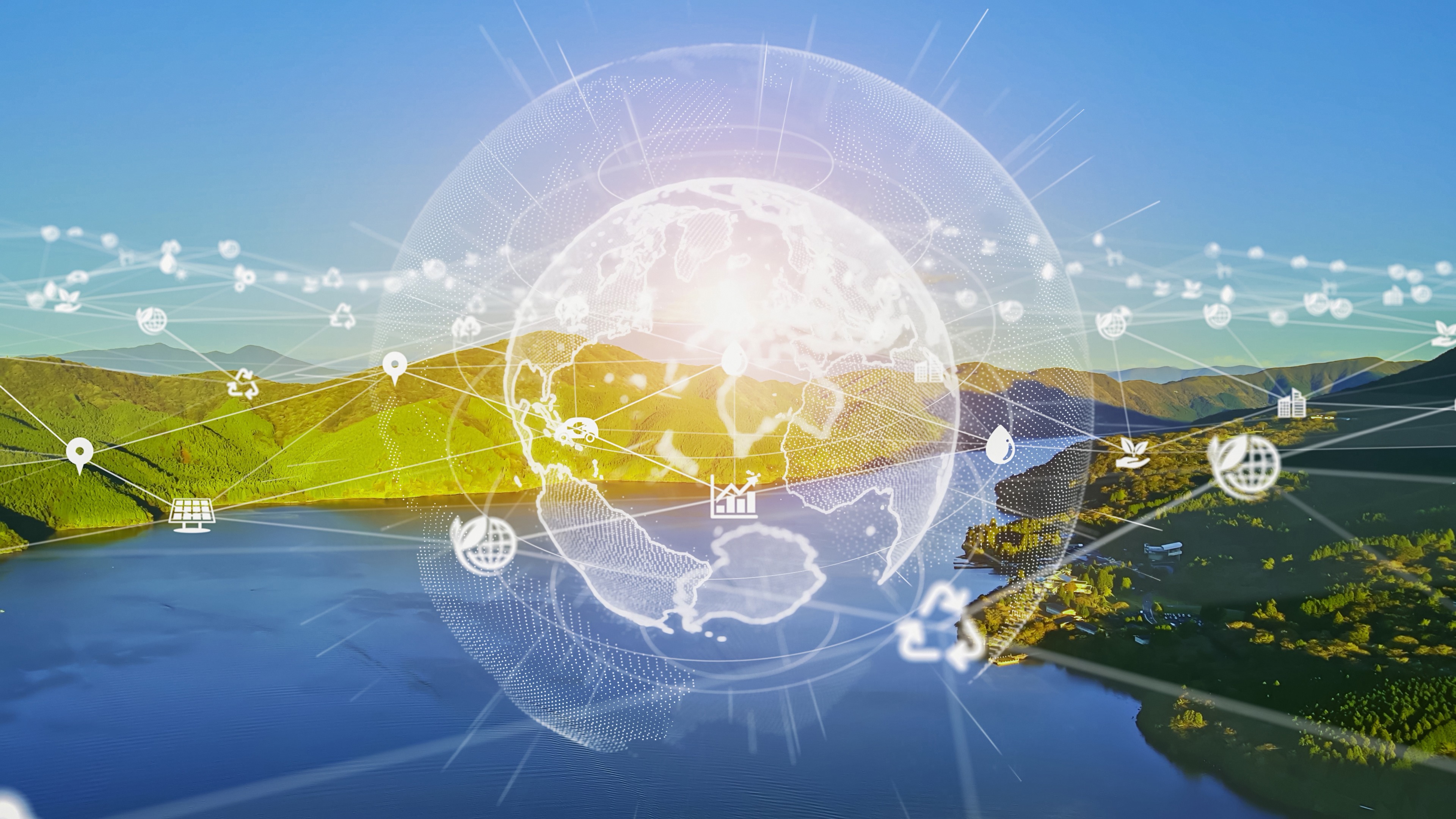 Environmental technology concept. Sustainable development goals. SDGs.