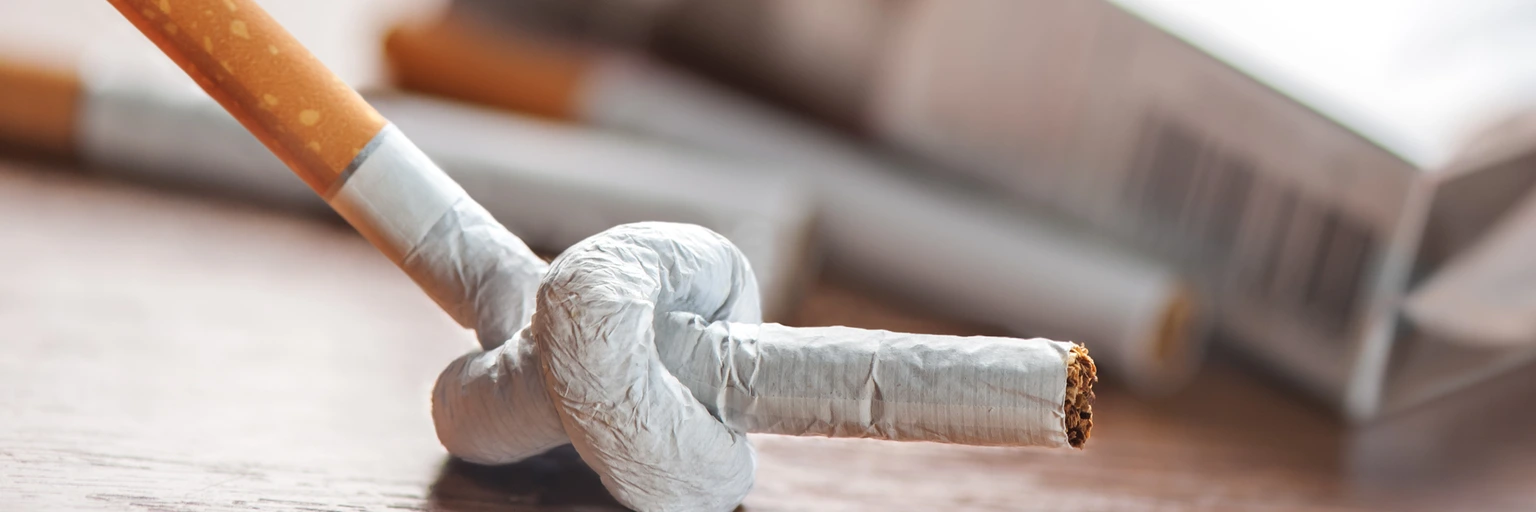 tied cigarette