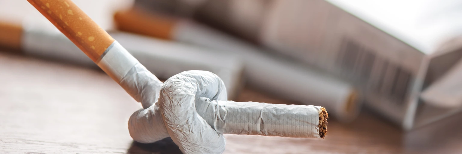 tied cigarette