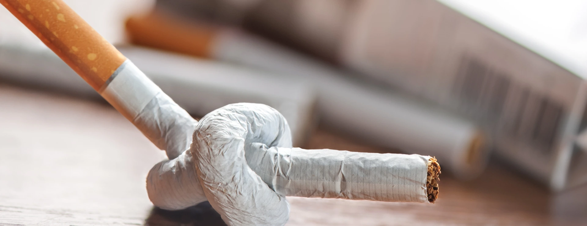 tied cigarette