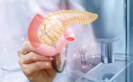 Doctor diagnose pancreas .