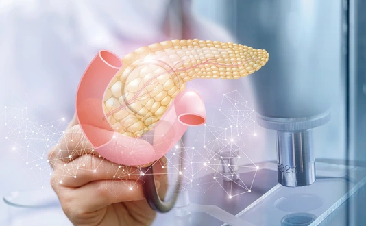 Doctor diagnose pancreas .