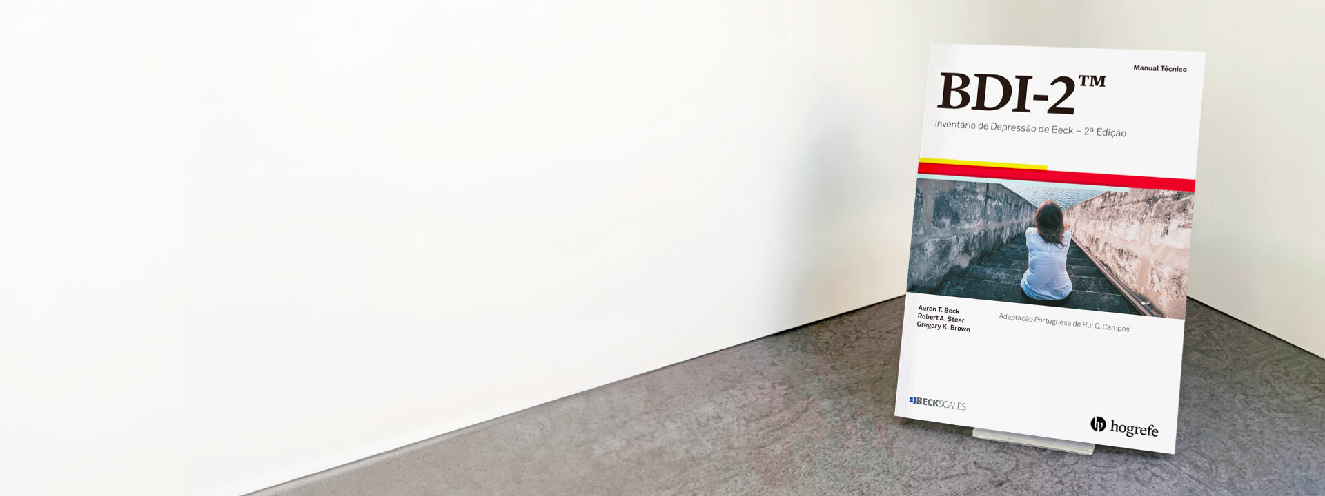 Banner com a capa do teste "Inventário de Depressão de Beck - 2ª Edição"
