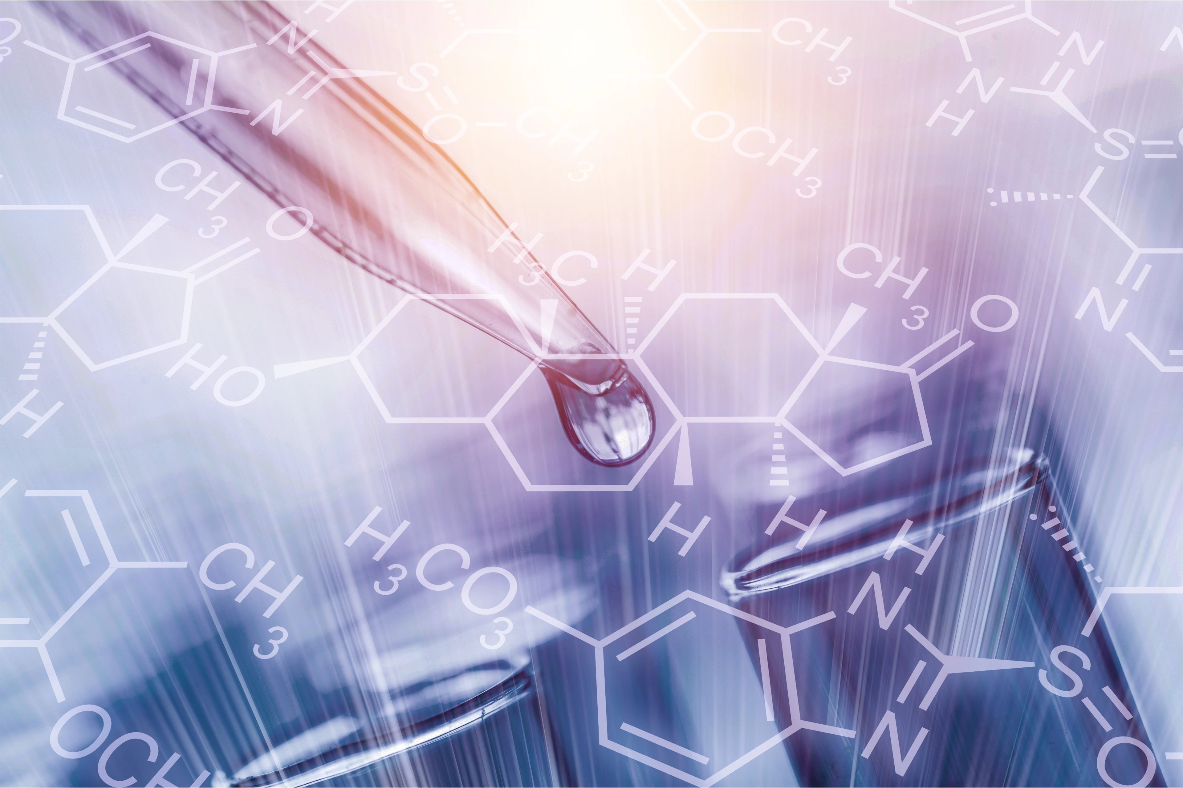 Science laboratory test tubes , laboratory equipment