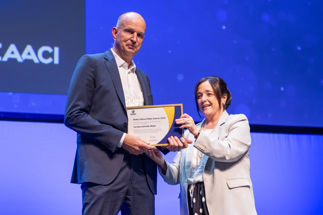 EAACI Fellow Award 2025 for Carsten Schmidt-Weber
