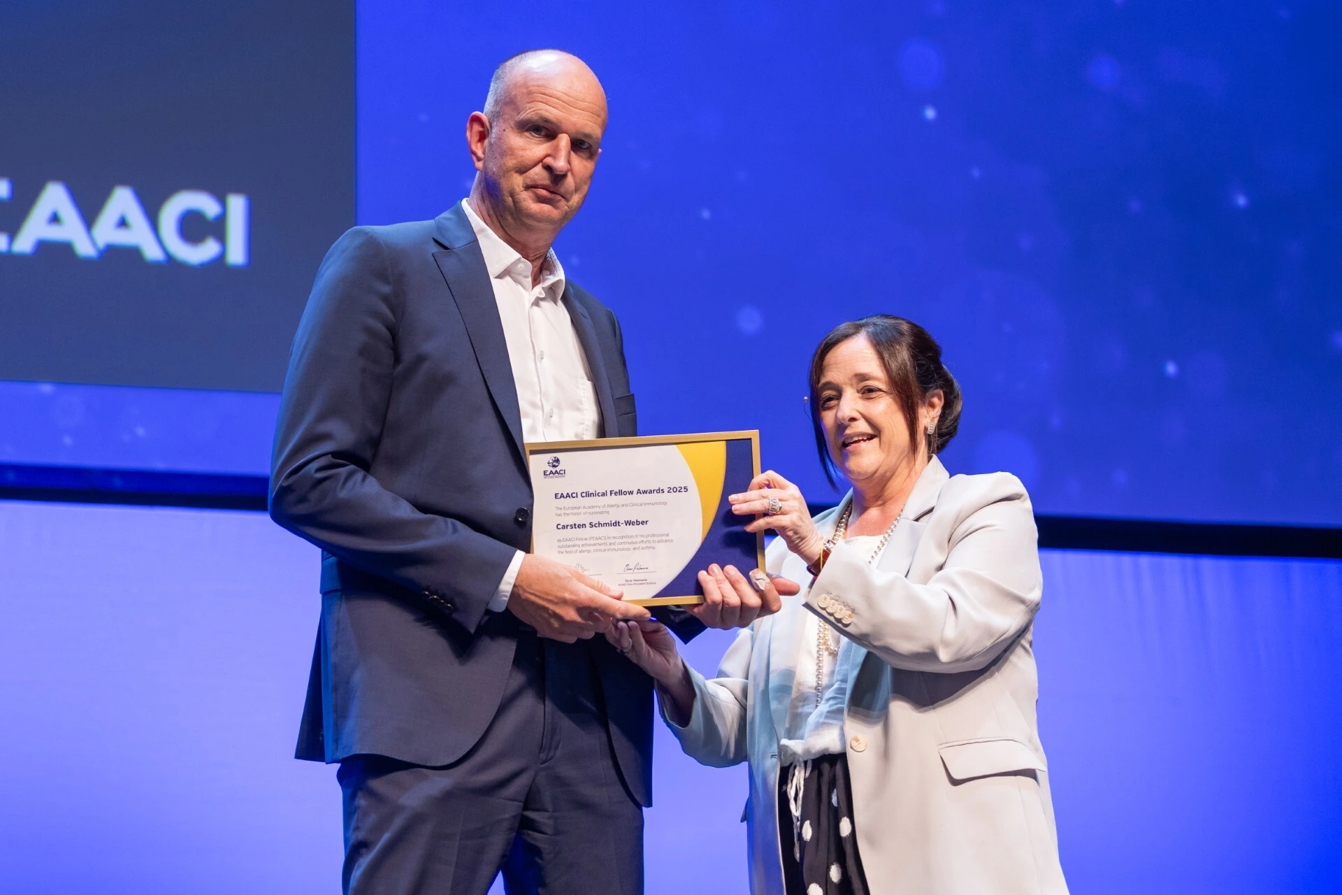 EAACI Fellow Award 2025 for Carsten Schmidt-Weber