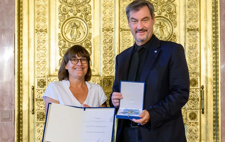 Verleihung_Bayerischer Verdienstorden_Magdalena Götz