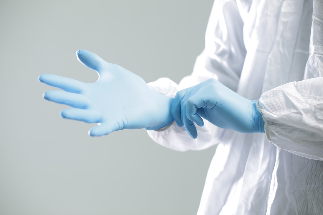 Latexallergie - Latexhandschuhe