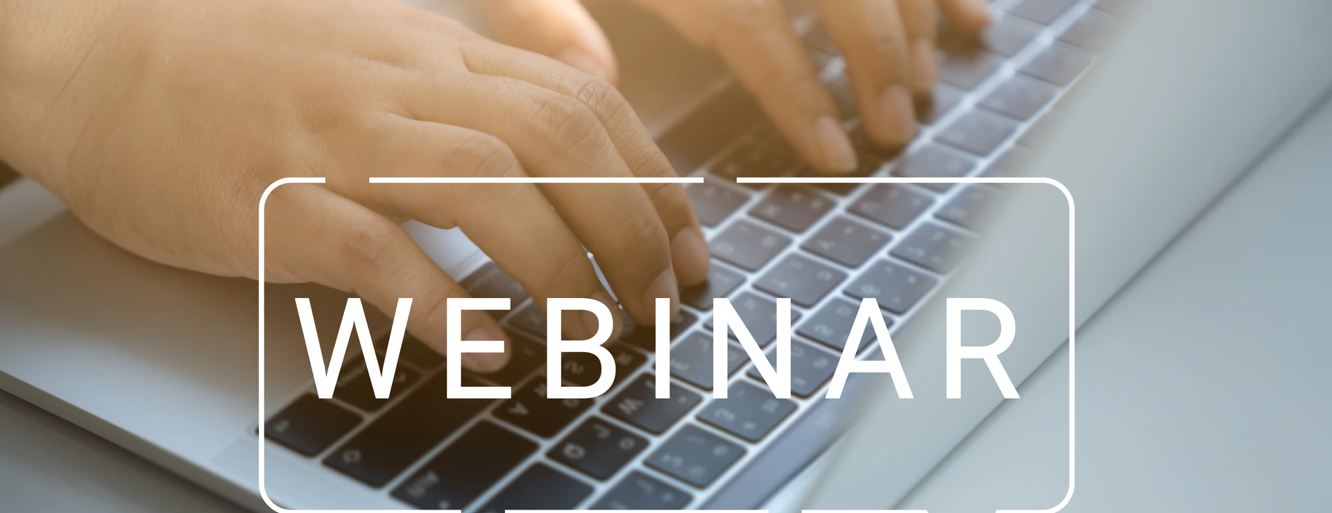 Webinar auf Laptop