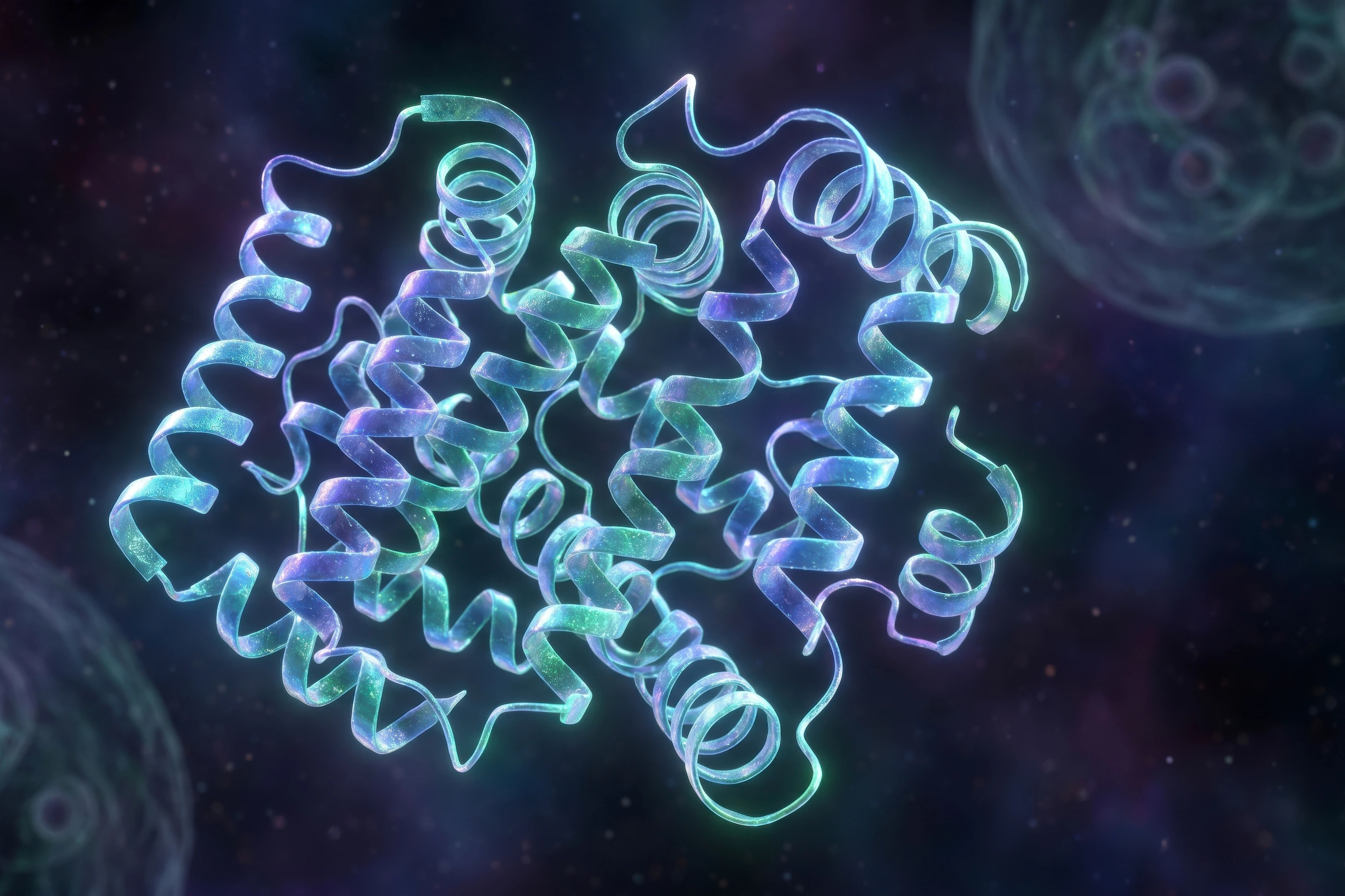 Protein folding structure
