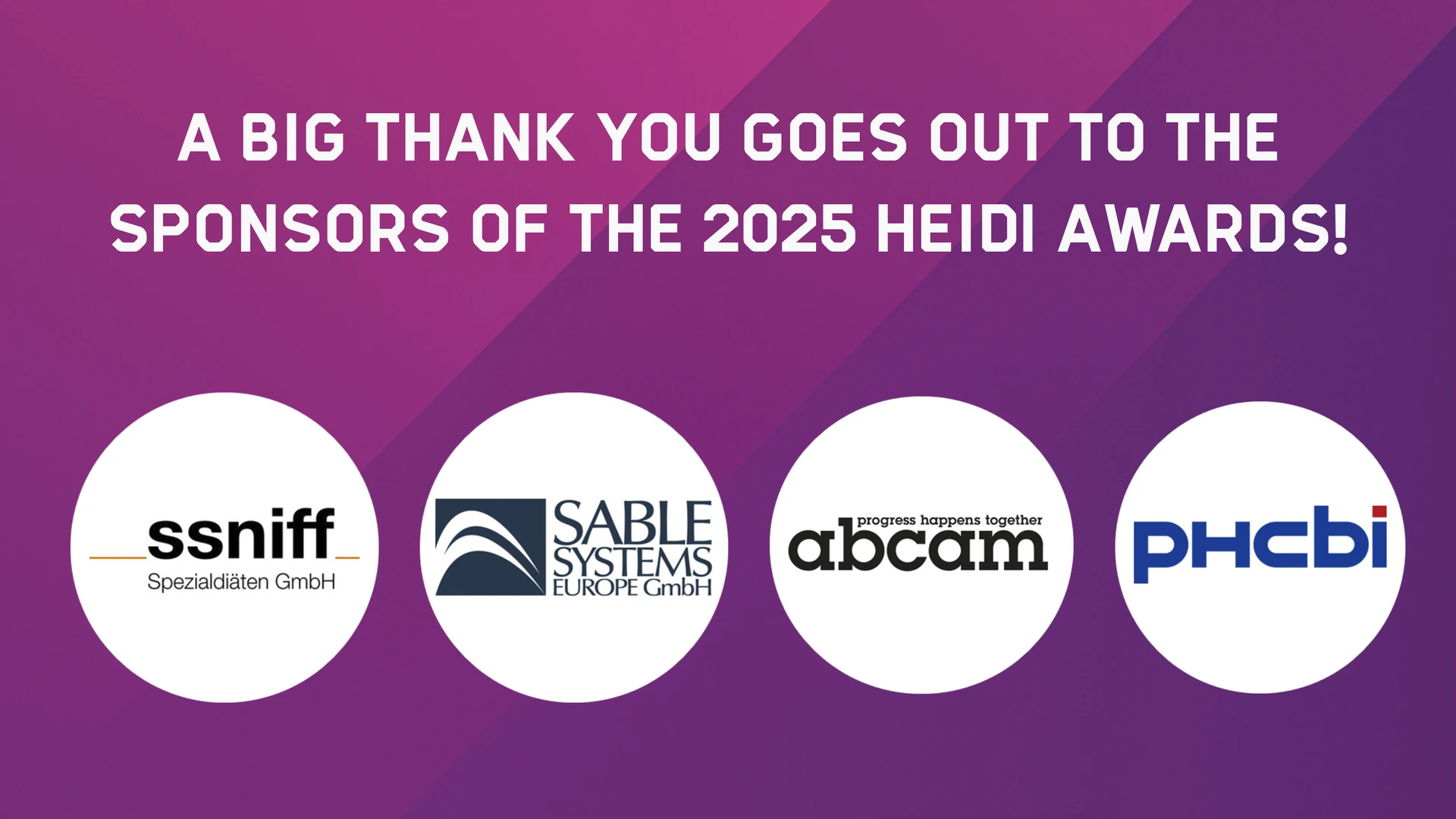 Sponsors HeIDi Awards