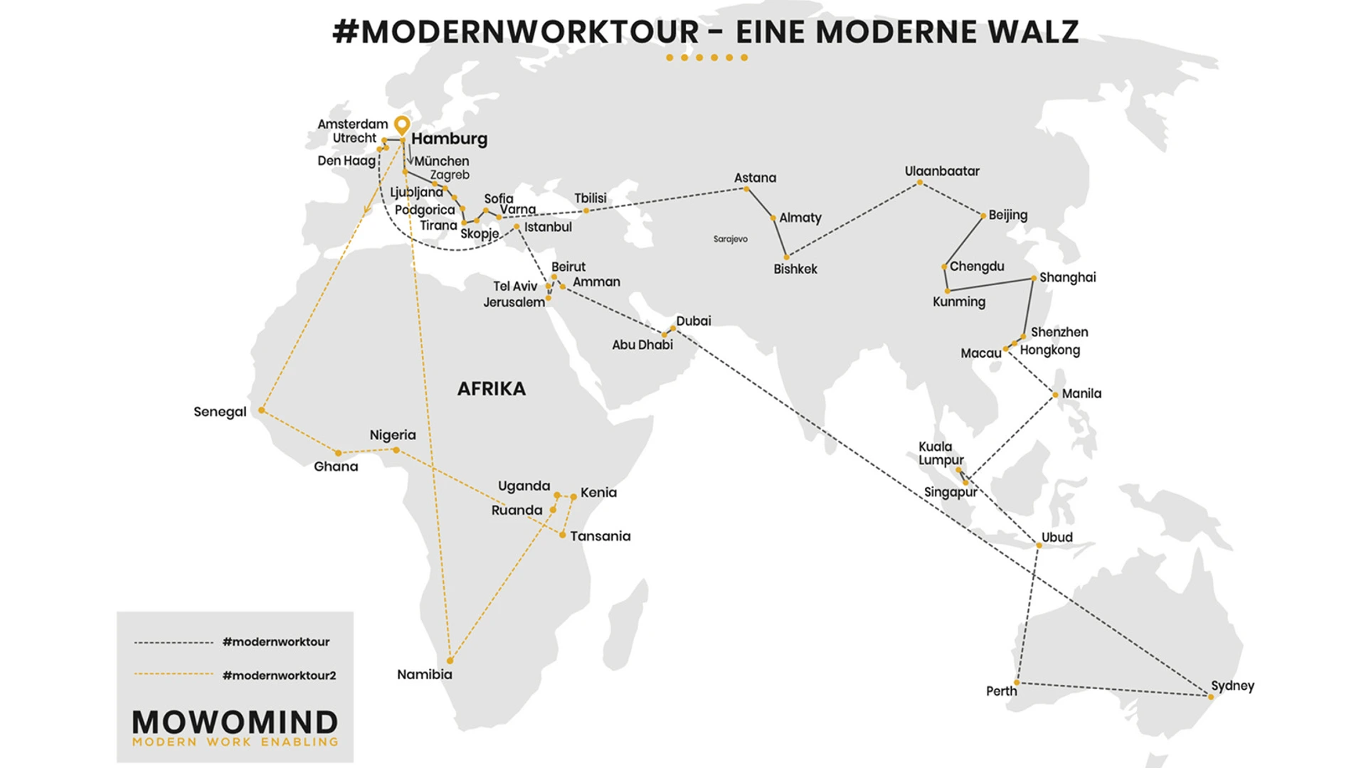 Fast zwei Jahre war das Ehepaar in der Welt unterwegs. | © mowomind
